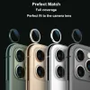 Ochrona obiektywu pełnego pokrycia 3D dla iPhone13 12 11 Pro Max Camera Ochrata kamery Temperowane szklane metalowe pierścień ochronne z detaliczną 22 ll