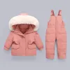 Down Coat Winter Children's Clothing Set 2st Girl Jacket 2023 Baby Snowsuit Clothes Overalls For Kids Toddler Jumpsuit 14y 231016