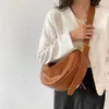 Avondtassen Grote Crossbodytassen voor Dames Luxe Merk Handtassen Effen Zacht Leren Schoudertas Damesmode Reizen Hobos Vintage Sac 231016