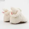 Första vandrare 2023 Baby Winter Baby Girl Girl Booties Fluff Soft Toddler Shoes First Walkers Anti-halk Varma nyfödda spädbarnskor Moccasinl231016