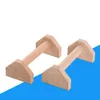 Parallel Bars 1Pair Wooden Push-up Stands Bars Home Gym Push Pull Training Calisthenics Body Building Anti-slip Parallettes Handstand Fitness 231016