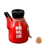 Dinnerware Sets Ceramic Soy Sauce Bottle Mini Condiment Bottles Household Seasoning Holder Home Oil Pourer Japanese Style Pot Container Wood