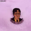 Pinki broszki DMLSKY Office Fun Metal Enamel Pins i dla kobiet mężczyzn