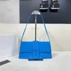 Le Designer Women's Handbag Vintage Underarm Suede One-shoulder Luxury Handheld Purse