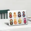 50 peças adesivos de boneca matryoshka acessórios de skate adesivo de vinil à prova d'água para skate laptop bagagem motocicleta telefone garrafa de água notebook decalque de carro