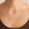 Utsökt 1-5 namn flera halsband för familjsmycken rostfritt stål anpassat arabiska typskylt hänge par gåvor234b