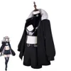 Cosplay Anime Nanakusa Nazuna appel de la nuit Yofukashi No Uta Cosplay Costume perruque fausses dents Vampire noir gothique uniforme Hallowen