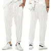 Pantalons pour hommes 2023 Tendance d'été Marque Stripe Casual Capris Personnalisable Logo Vêtements de mode