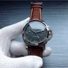 Paneri Watch Watches ZF-Factory Designer Watch Men 's Luxury Wristwatch Mechanical Watches Men Sapphire Mirror Swiss 자동 이동 크기 44mm Cowhide Strap