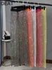 Spodnie damskie moda seksowna pusta design dhinestone luźne elastyczne spustę nogawkową o wysokiej talii 2023 Spring 11p03094