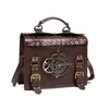 Messenger -Telefon Ladies Retro Steampunk Gothic Schulterhandtaschen Satchel Gear Beutel für Frauen Crossbody -Taschen