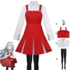 Cosplay anime eri min boku no hjälte akademi cosplay kostym vuxen loli röd klänning skol uniform hallowen carnival party roll play kostym