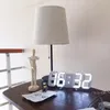 Table Clocks Korean Ins Creative Desktop Desk Clock Luminous Led Digital Simple Style 3 Groups Alarm Electronic Bedside Wal