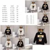 Pullover Plover Baby Sweaters Clothes Kids Designer Girls Boys Clothe With Letter White Glassed Bear Casual Jumper Spring Autumn Win Dhs9M