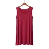 Women's Sleepwear Fdfklak Casual Nighty For Ladies Sexy Vest Nightdress Loose Cotton Nightgowns Women Plus Size Lounge Wear Sleep Dress