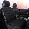 Fundas de asiento de coche delanteras para camiones, cómodos conductores, cojín de felpa, camionetas, asientos cortos cálidos de invierno