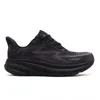 running shoes hoka clifton 9 hoka bondi 8 hokas shoes shifting sand triple black white Peach Whip marble pink purple womens mens trainers big size designer sneakers