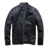 Chaquetas De Hombre Chaqueta De Cuero De Imitación Motocicleta 8Xl Abrigo Negro Moda Pu