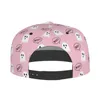 Ball Caps Halloween Roze Spoken 3D Print Baseball Cap Casual Zonnehoed Elegante Etnische Stijl Mode Stadium Hip Hop Dames heren