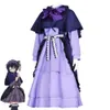 Cosplay Anime Love Chunibyo autres délires Takanashi Rikka Costume de Cosplay perruque robe violette Halloween carnaval fête jeu de rôle Costume