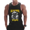 Canotte da uomo Top Abbigliamento da palestra Violento Orango T-shirt stampata in 3D Ragazzi Fitness Gilet sportivo all'aria aperta Estate O-Collo T-shirt senza maniche