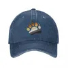 Berretto da baseball con bandiera Gay Bear Pride, cappello da snapback con simbolo di denim invecchiato vintage, stile unisex, per allenamenti all'aperto