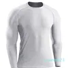 Męska koszulka joga europa USA bieganie odzieży fitness Szybkie suszące koszulka sportowa odzież na długim rękawie