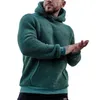 Herren Hoodies Sweatshirts Männer Hoodie Stilvolles Plüsch-Sweatshirt Warme Kapuzenjacke für Winter Herbst Personalisierter Streetwear-Pullover