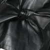 Gilets pour femmes Fausse Fourrure Collier Gilet Femmes Manteau en cuir 2023 Casual Oversize Veste d'hiver sans manches