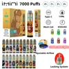 Distributori per lo shopping di imini originale Prezzo a led a basso costo lampeggiante fumio di fumo elettronico Miglior 5000 7000 8000 9000 MOD a sbuffo Tornado 7K 9K con logo personalizzato