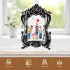 Cadres Cadre Po Porte-photo Vintage Affichage Table Gold Bureau Rustique Mariage Décoratif Memorial Baroque Orné