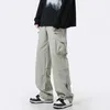 Pantalons pour hommes Pantalons Style japonais Hommes Cargo Shorts Deep Crotch Streetwear Cool Pure Couleur Été