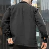 Vestes pour hommes automne veste grande taille Cardigan mâle mode petit damier décontracté Jacquard sweat vêtements tendance manteau