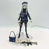 Parmak Oyuncaklar 14cm Figma #573 Kızların Frontline HK416 Anime Kız Figürü Kızların Frontline Action Figür Yetişkin Koleksiyon Model Oyuncakları Hediyeler