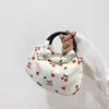Umhängetasche, tragbare Tasche, modische Tasche, Sommer-Lunchbox-Tasche aus Segeltuch für Damen, ausgehende Tasche, Handtasche, niedliche Stofftascheblieberryeyes