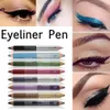 Cień do powiek podwójnie trwały potrój do eyeliner ołówek ołówek ołówek trwałe oko ołówek Pigment Wodoodporny makijaż oka narzędzia 231016