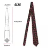 Nœuds papillon cerise cravate hommes femmes polyester 8 cm cravate pour soie accessoires classiques cravate cadeau de mariage