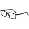 Lunettes de soleil 1pc lunettes de lecture progressives hommes femmes multifocales bifocales anti lumière bleue grossissante lunettes presbytes 1.0- 4.0