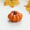 Decorative Flowers 10Pcs Artificial Pumpkin Halloween Decorations For Home Mini Fake Autumn Harvest Party Thanksgiving Ornaments Props