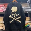 Herrtröjor Mastermind World Sweater Män kvinnor 1 1 Bestkvalitativa trasiga hålskelett Skull Mastermind Japan Sweaters MMJ Pullovers T231016