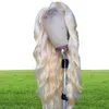 613 Lace Frontal Wig Heuvrages humains Lace Lace Perruques avant Body Wig Blonde 30 pouces T Pièce transparente Wig sans glue pour femmes S07508009