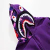 BAPE/Bathing ApeSweat à capuche entièrement zippé camouflage requin pour homme