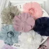 Fiori decorativi 5 pz/lotto 6 cm tessuto fatto a mano per il vestito cappello decorazione accessori per capelli fai da te spille forniture artigianali