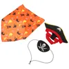 Disfraces de gato para mascotas, gorros decorativos con pañuelo, sombrero de pirata, favores de fiesta, conjunto de ropa de Halloween, perro elegante