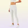 Newstyle White Black Dames Leggings Yoga Suit broek 32 ALIGHT HIGH TAIUS Sport Raising Hips Gym Wear Legging elastische fitness panty Training 80QB#7655065