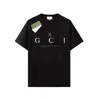 T-shirt da uomo firmate Camicie GU estive Magliette di marca di lusso Uomo Donna Manica corta Hip Hop Streetwear Top Pantaloncini Abbigliamento T-shirt Abbigliamento G-19 Taglia XS-XL
