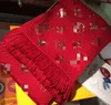 Шарф Классический дизайнерский кашемировый теплый шарф, мужской и женский зимний большой шаль с монограммой 211230