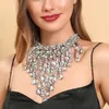 Anhänger Halsketten Frauen Halskette Kristall Kette Trendy Halsband Legierung Hals Dekor Dekorationen Schmuck Dating Schmuck Geschenk