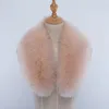 Écharpes femmes col en fausse fourrure pour capuche hiver bandes de fourrure chaudes faux colliers de garniture cou poilu écharpe châle Parkas manteau décor