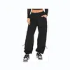 Pantaloni da uomo cinturino Hip Hop da donna 2023 sciolto multitasche elastico tinta unita tubo dritto abbigliamento da lavoro Casual